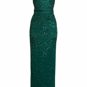 GRÖN FINKLÄNNING - Storlek 38 (M) 800:- köpt på Zalando för 1.800. Använd 1 gång 