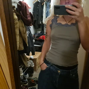 Grönt spetslinne  - Enkelt spetslinne