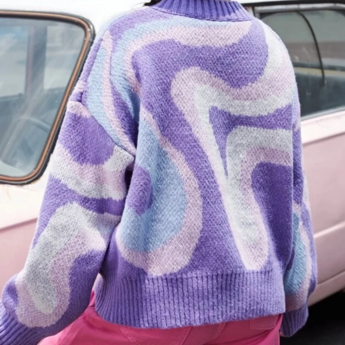Stickad tröja