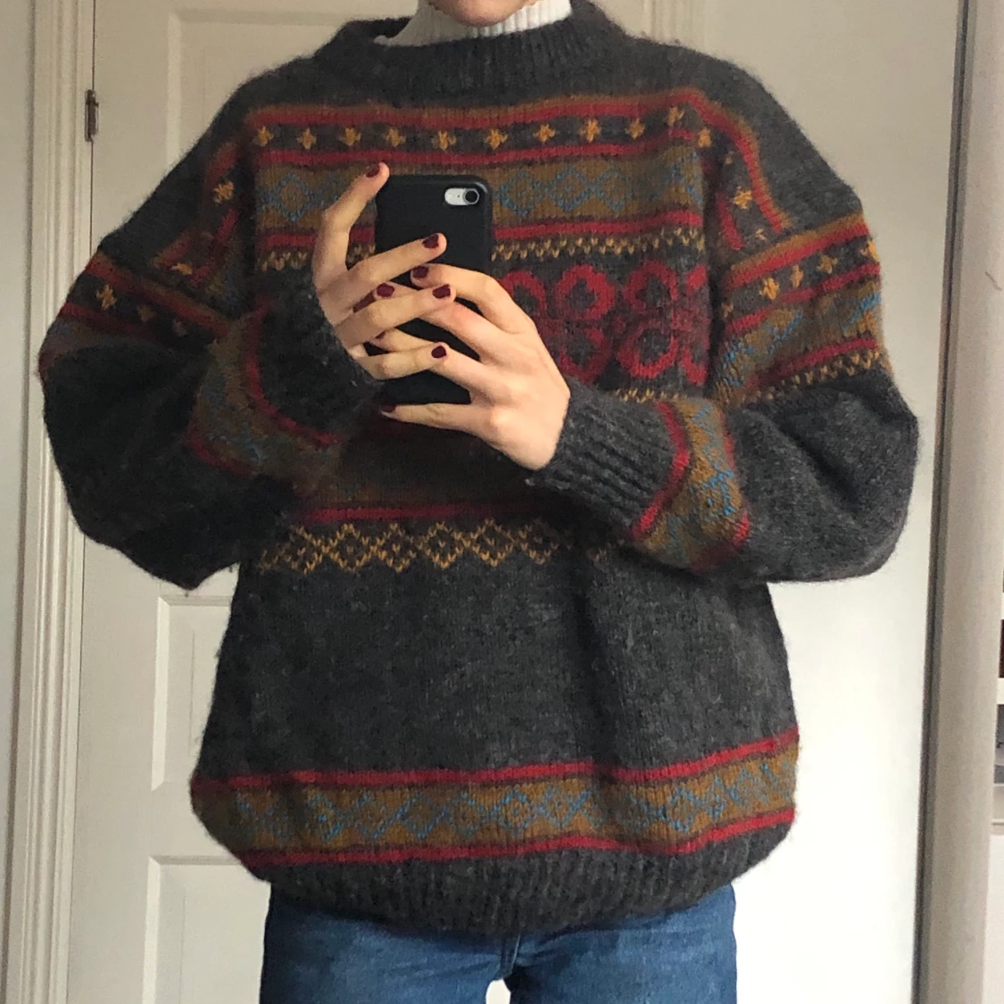 Stickad tröja  - 90