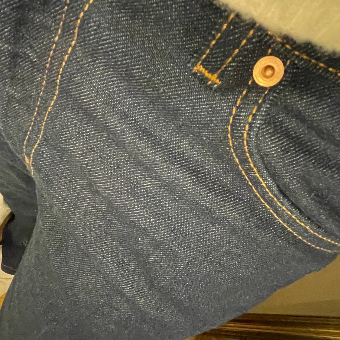 Mörkblå bootcut - 91