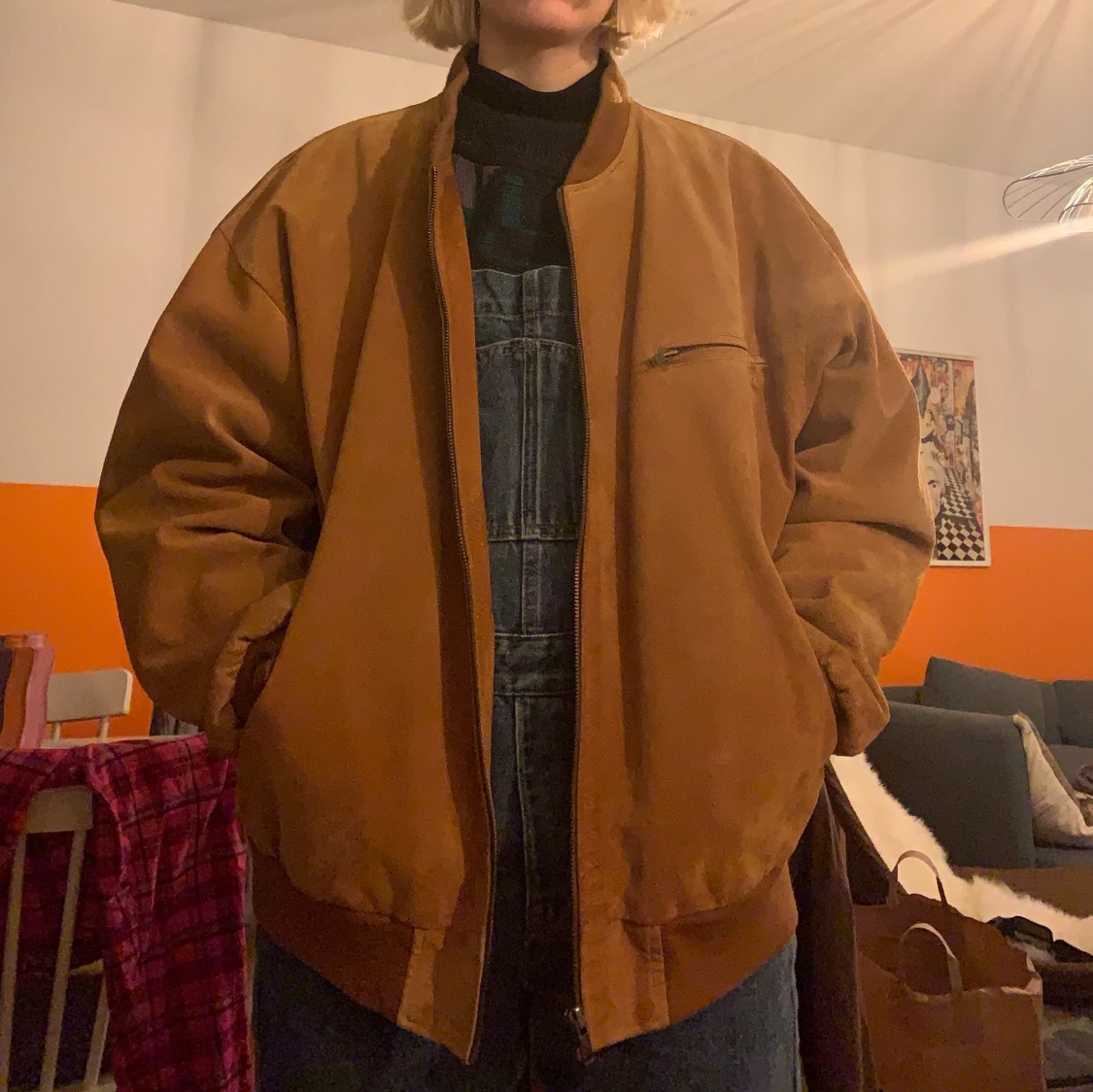 Höstjacka i mocka - 90