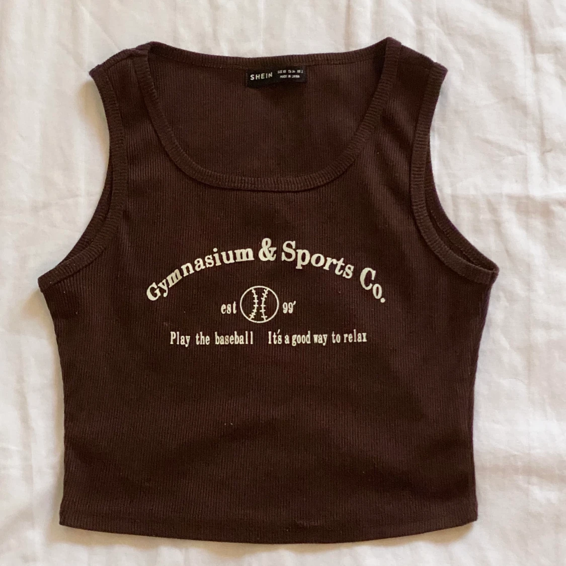 Brun topp från SHEIN - 90