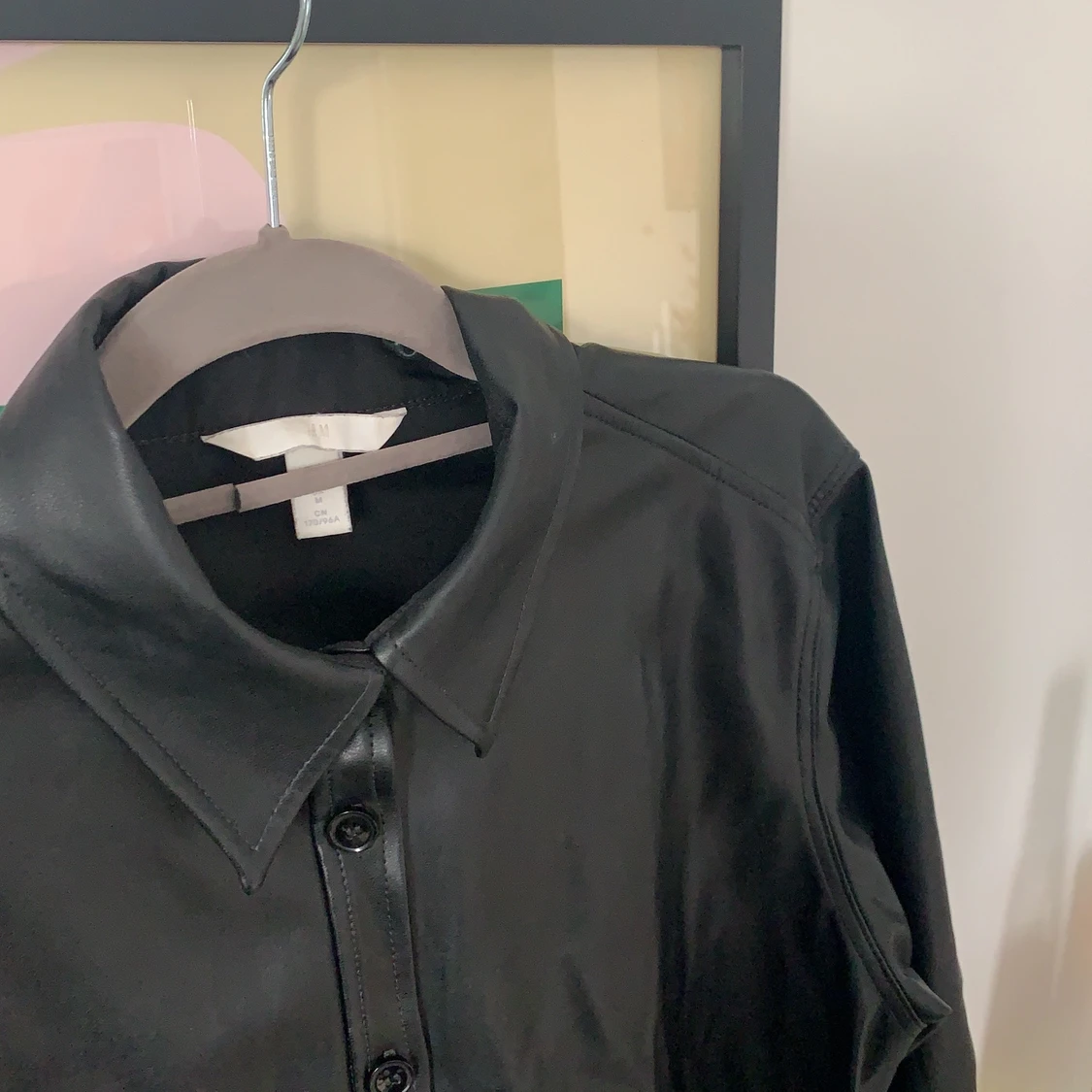 Faux läderskjorta - 90