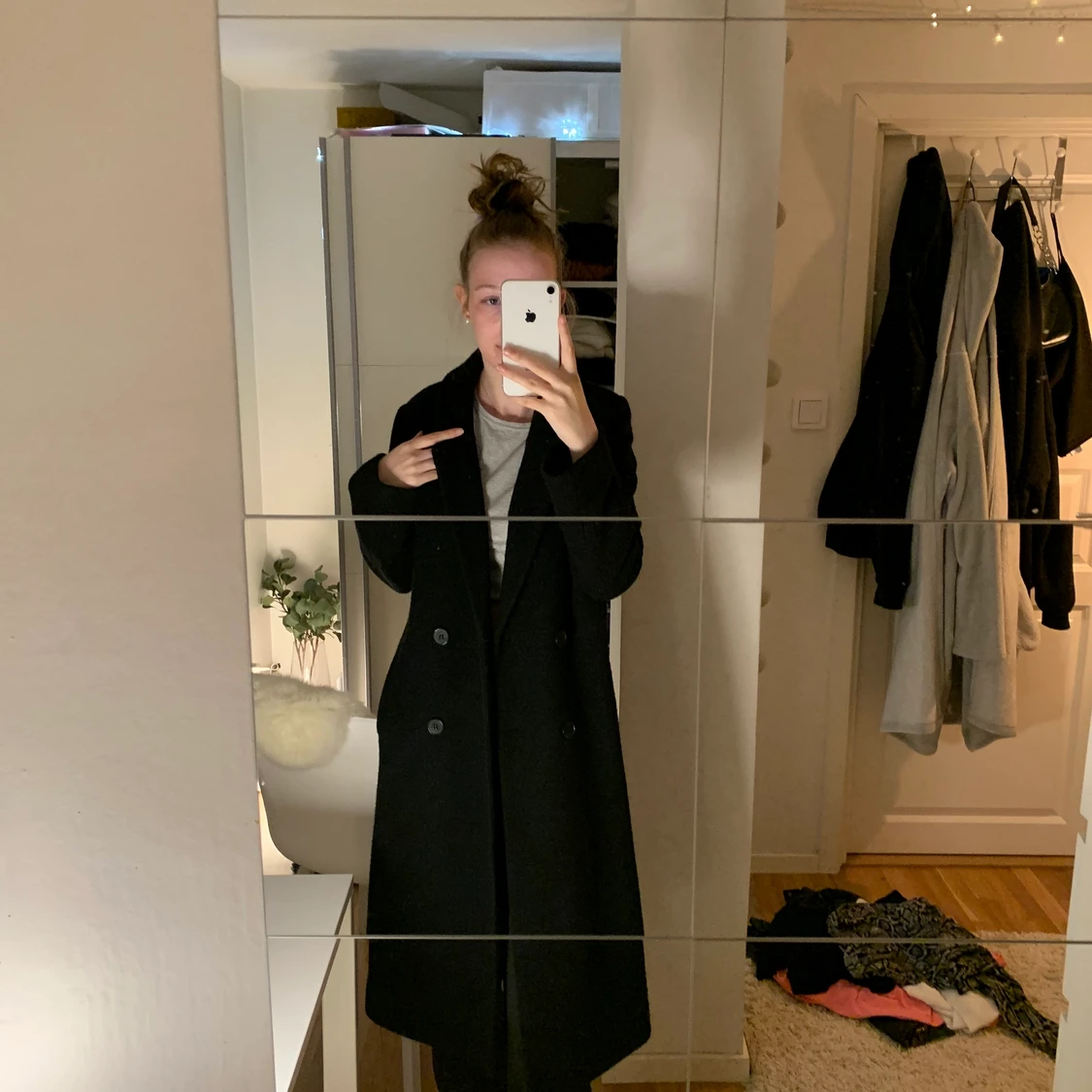 Super fin svart kappa! 