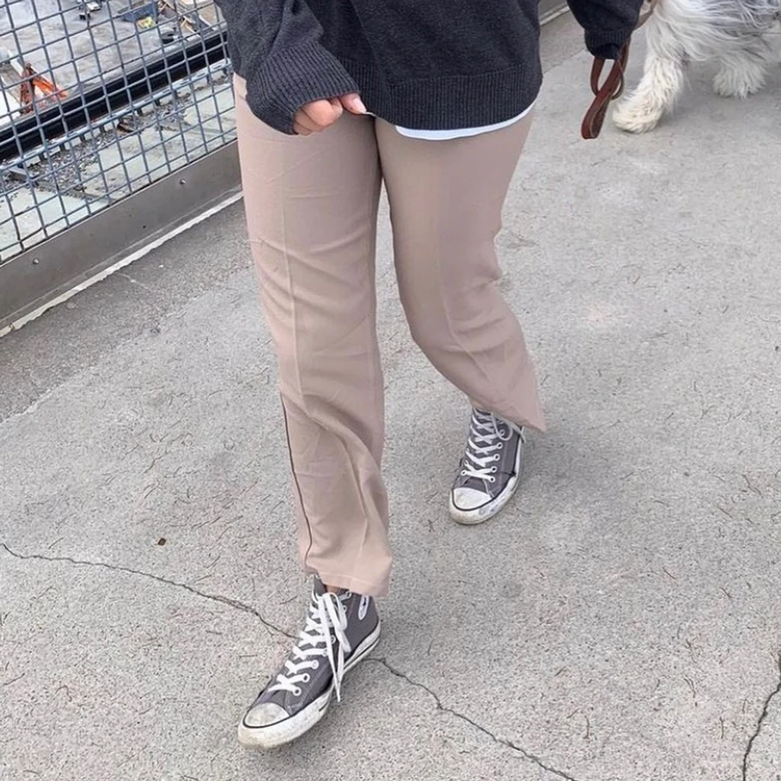 Wrangler byxor beiga kostymbyxor slacks - 91