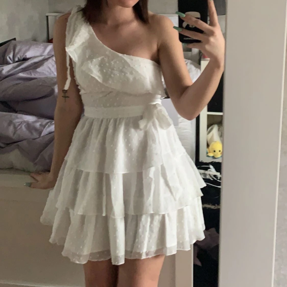 Vit klänning  - 90