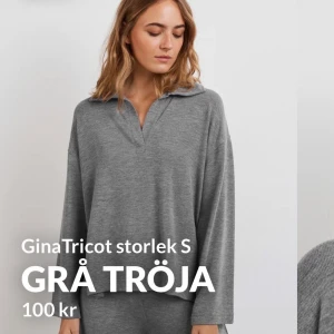 Grå tröja  - Grå tröja från Gina tricot i storlek S. Oanvänd typ och köparen står för frakten😊