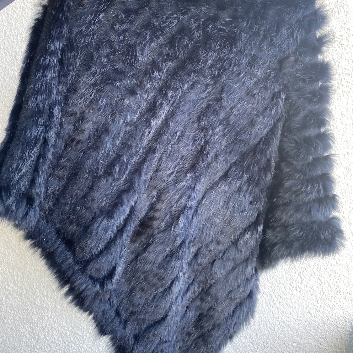 Poncho (äkta päls) 