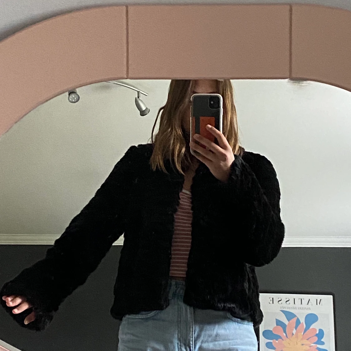 Pälsjacka från zara 