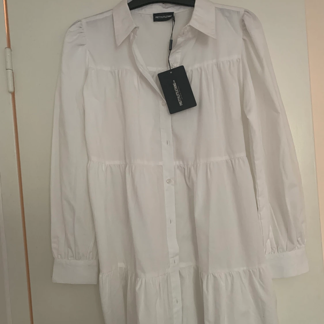 Vit skjortklänning från PLT - 90