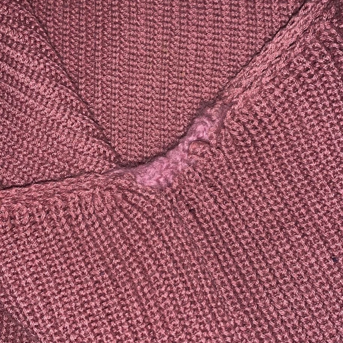 Enarmad rosa stickad tröja - 91