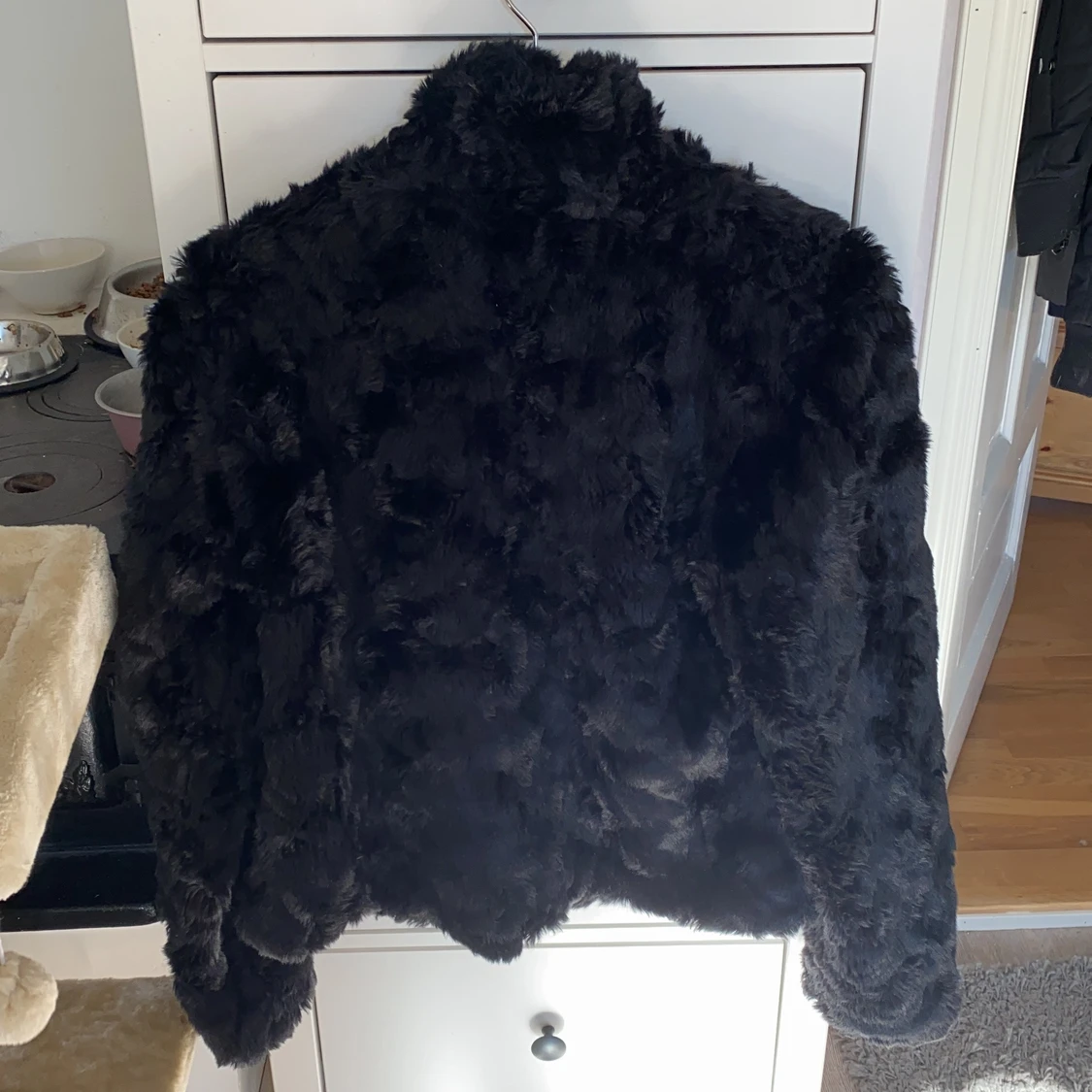 VILA jacka i fakepäls - 90