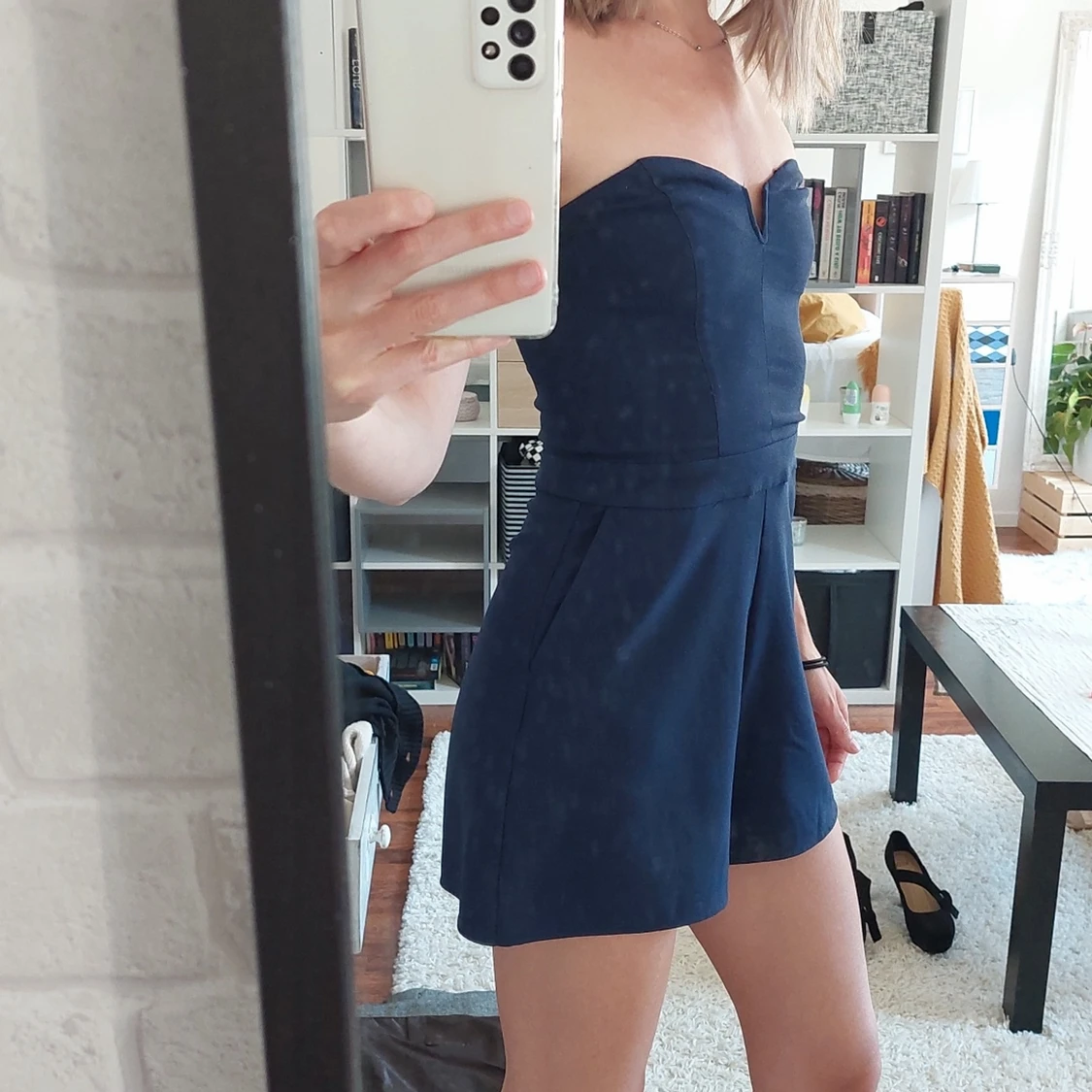 H&M navy blå romper - 90