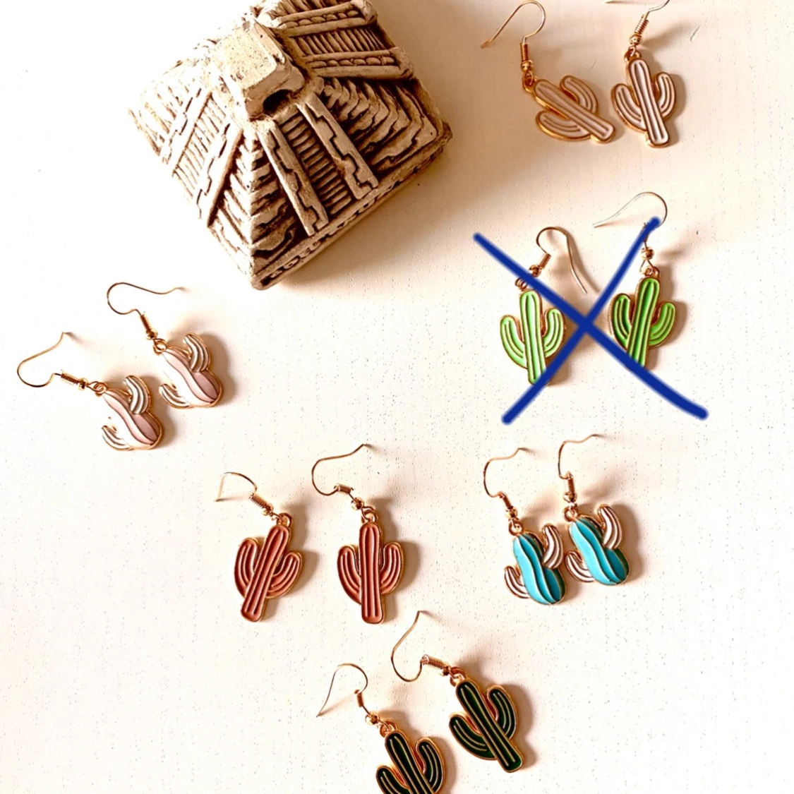 Handgjorda kaktusörhängen 🌵🌵🌵🌵☀️☀️