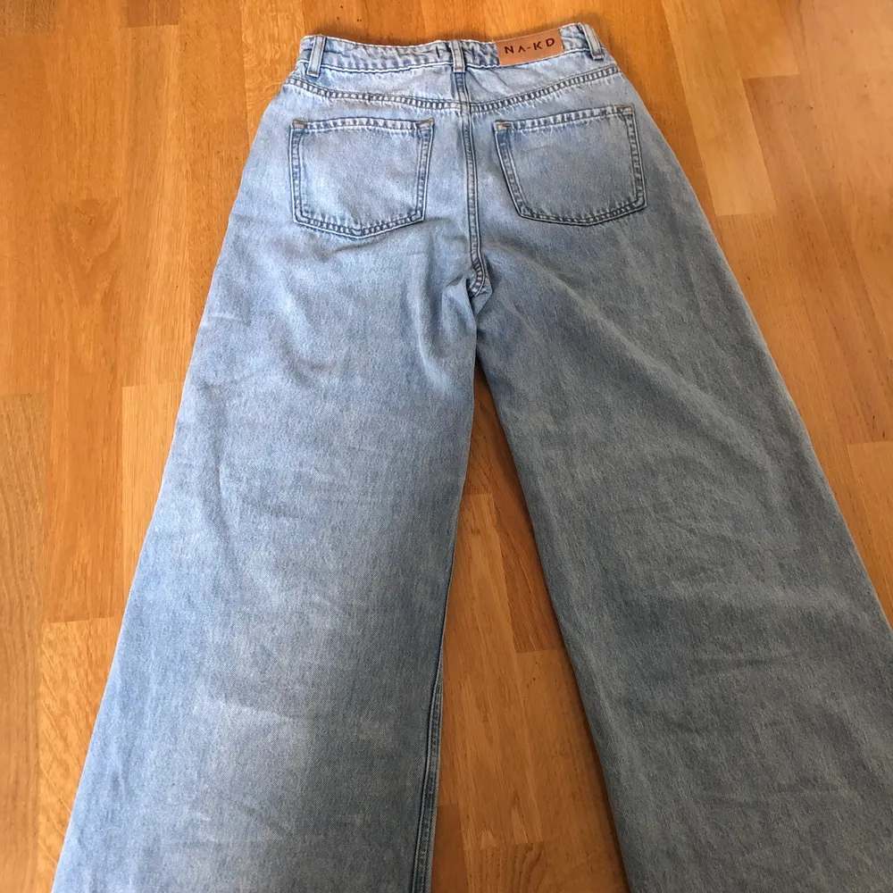 Ekologiska Denim Med Hög Midjad jeans storlek 34 . Jeans & Byxor.
