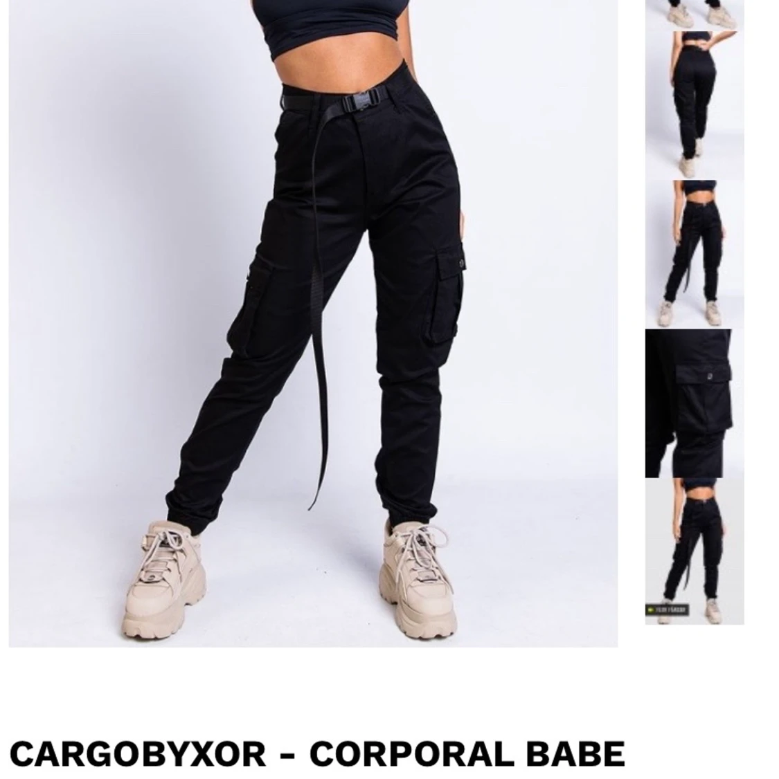 Cargo byxor, byxor med fickor - 91