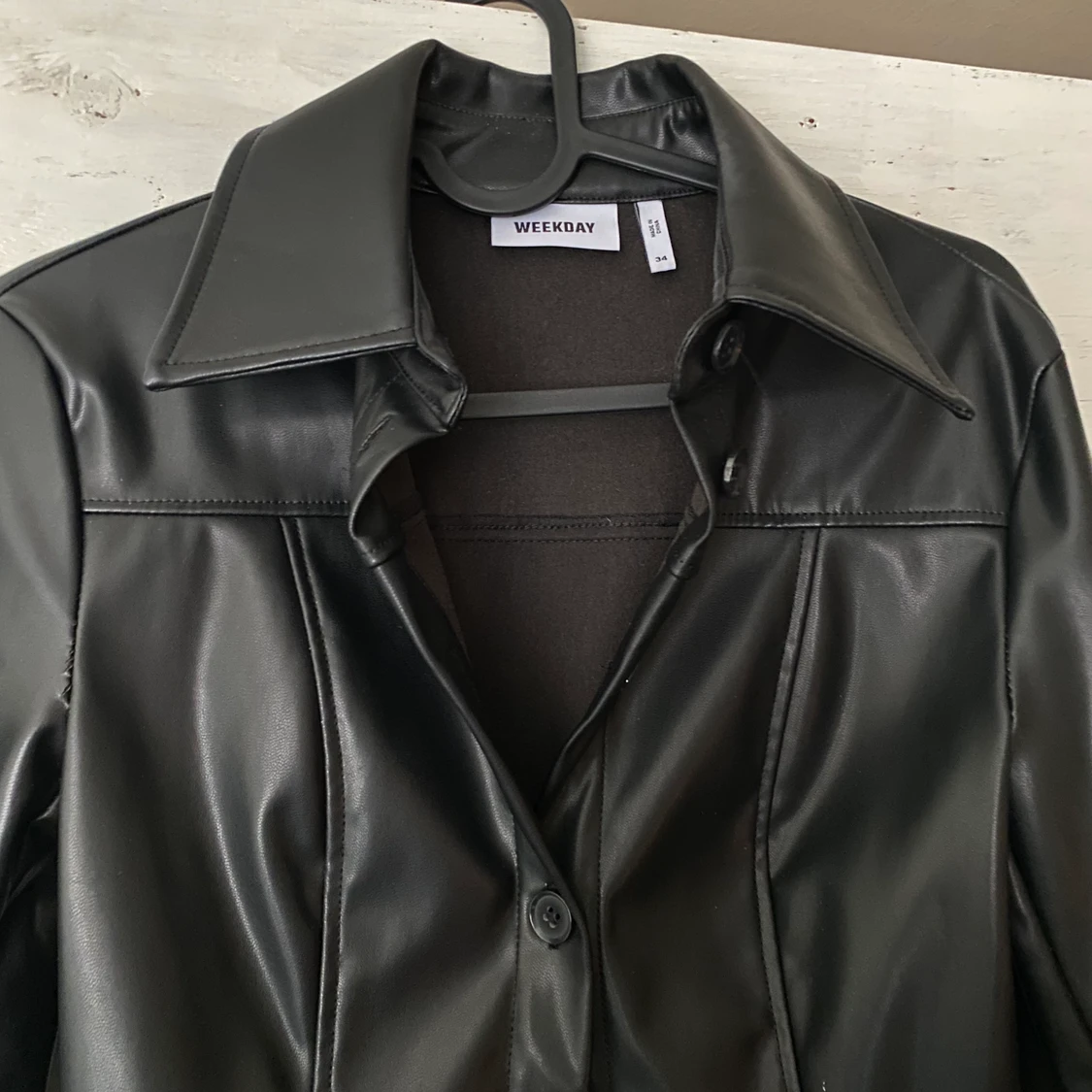 Fake läderjacka Weekday 34 - 90
