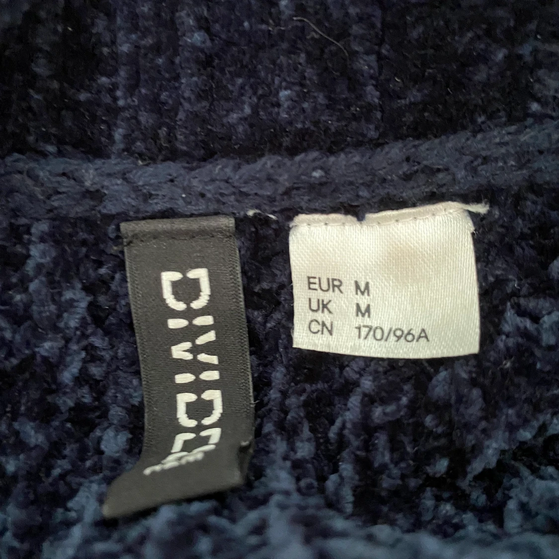 Stickad marin blå tröja - 91