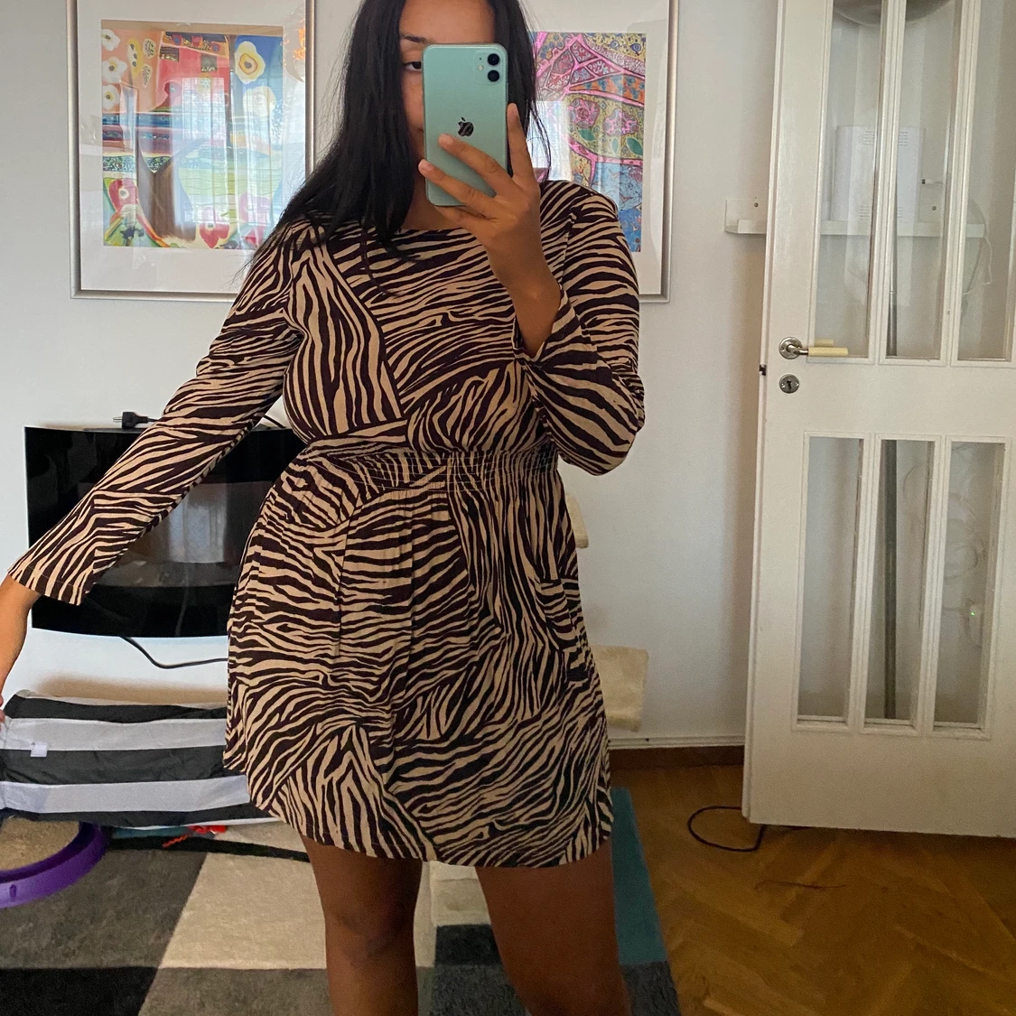 Zebra mönstrad klänning 🦓🦓 - 90