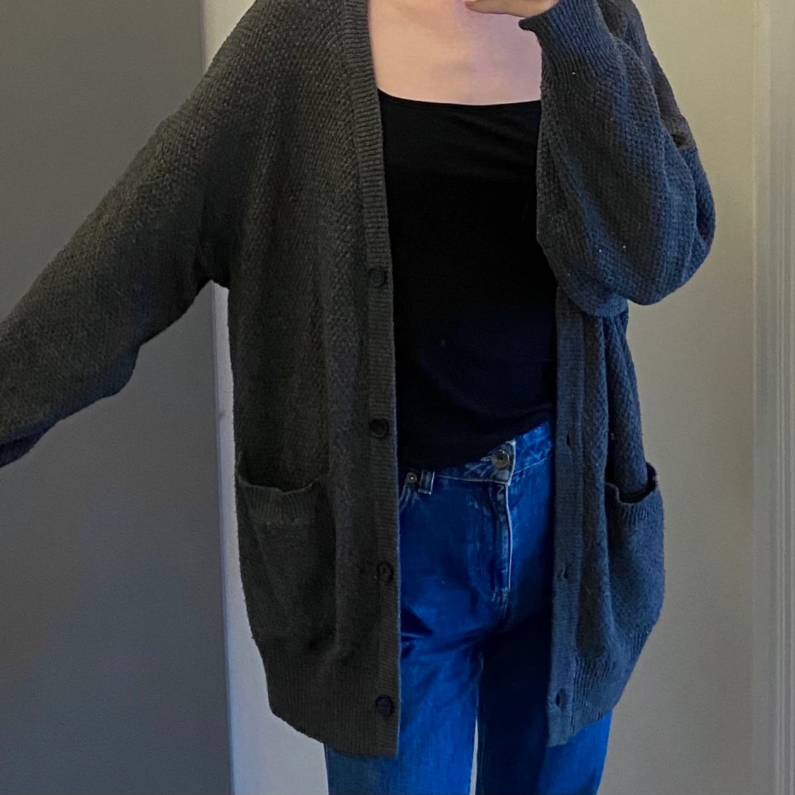 Grey knitted shirt 💫 - 91