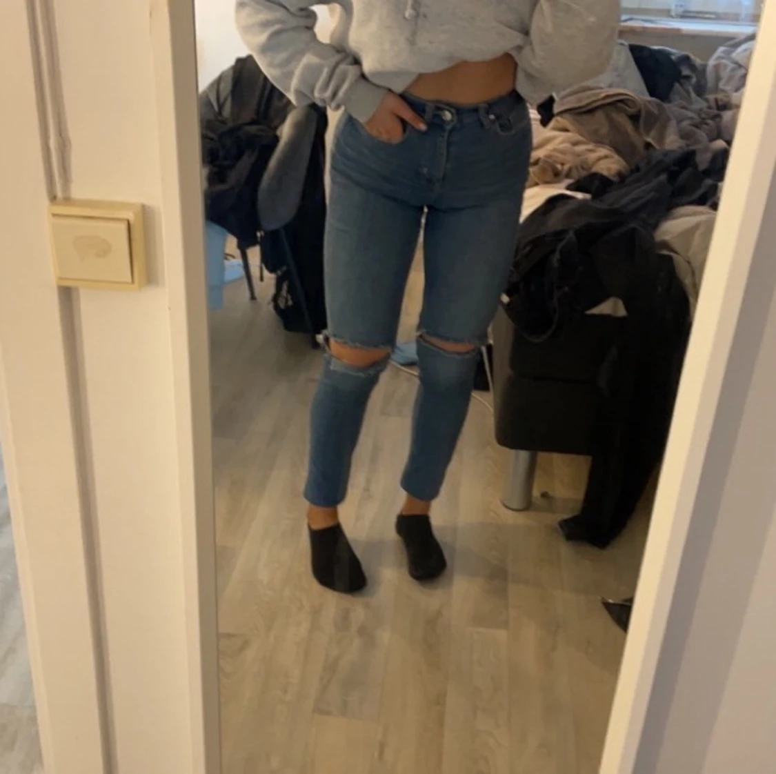 Jeans med hål