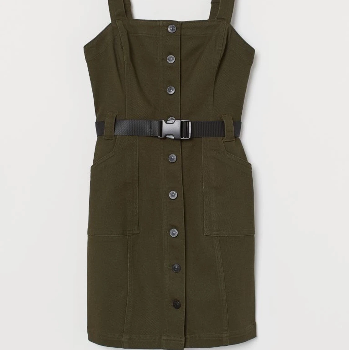 Jeansklänning hm 36 grön