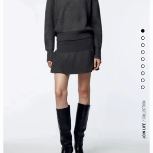 Stickad kjol zara - Jättefin slutsåld stickad kjol från zara, helt ny med lappen kvar🖤