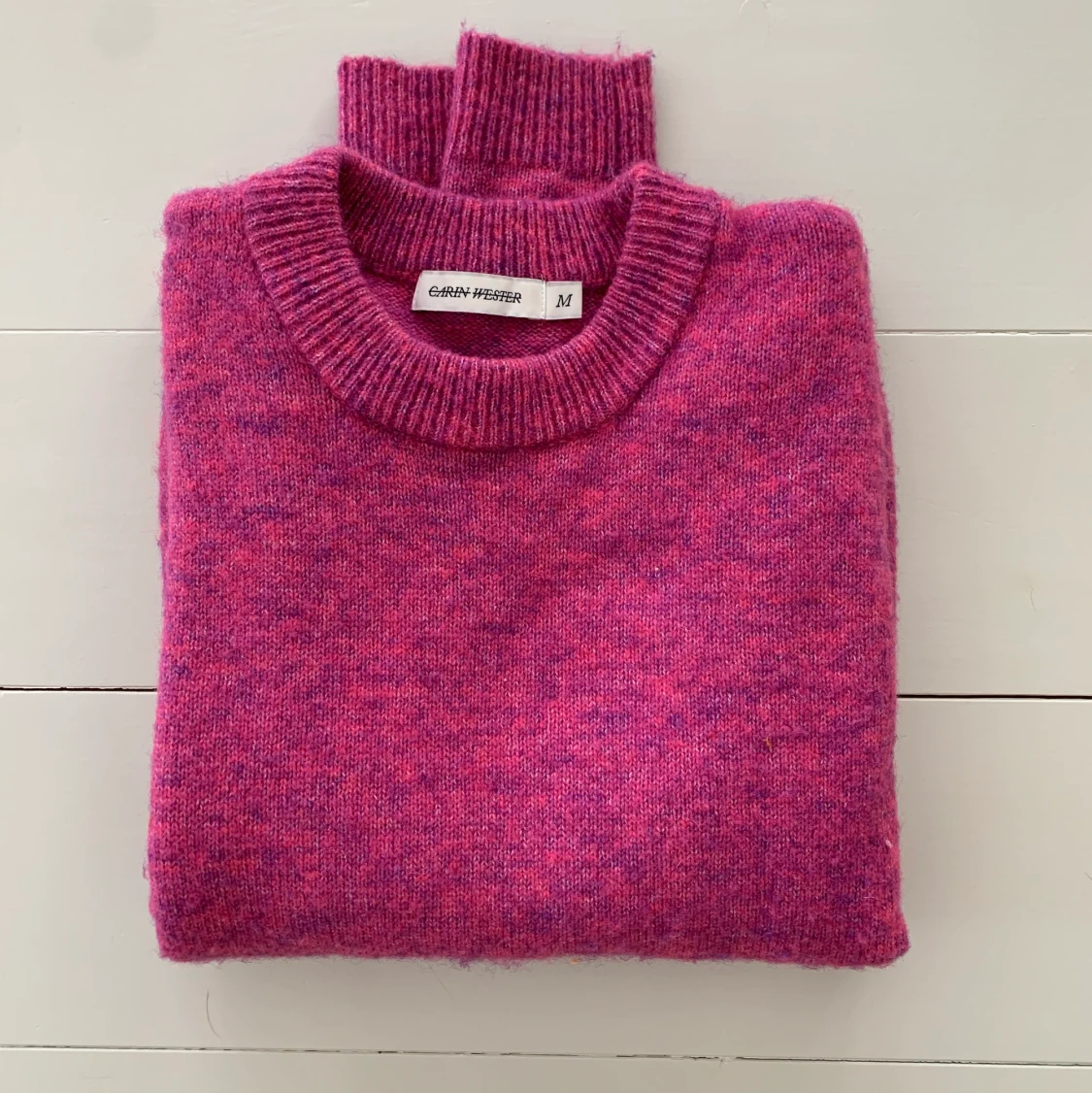 Carin Wester tröja rosa/lila storlek M