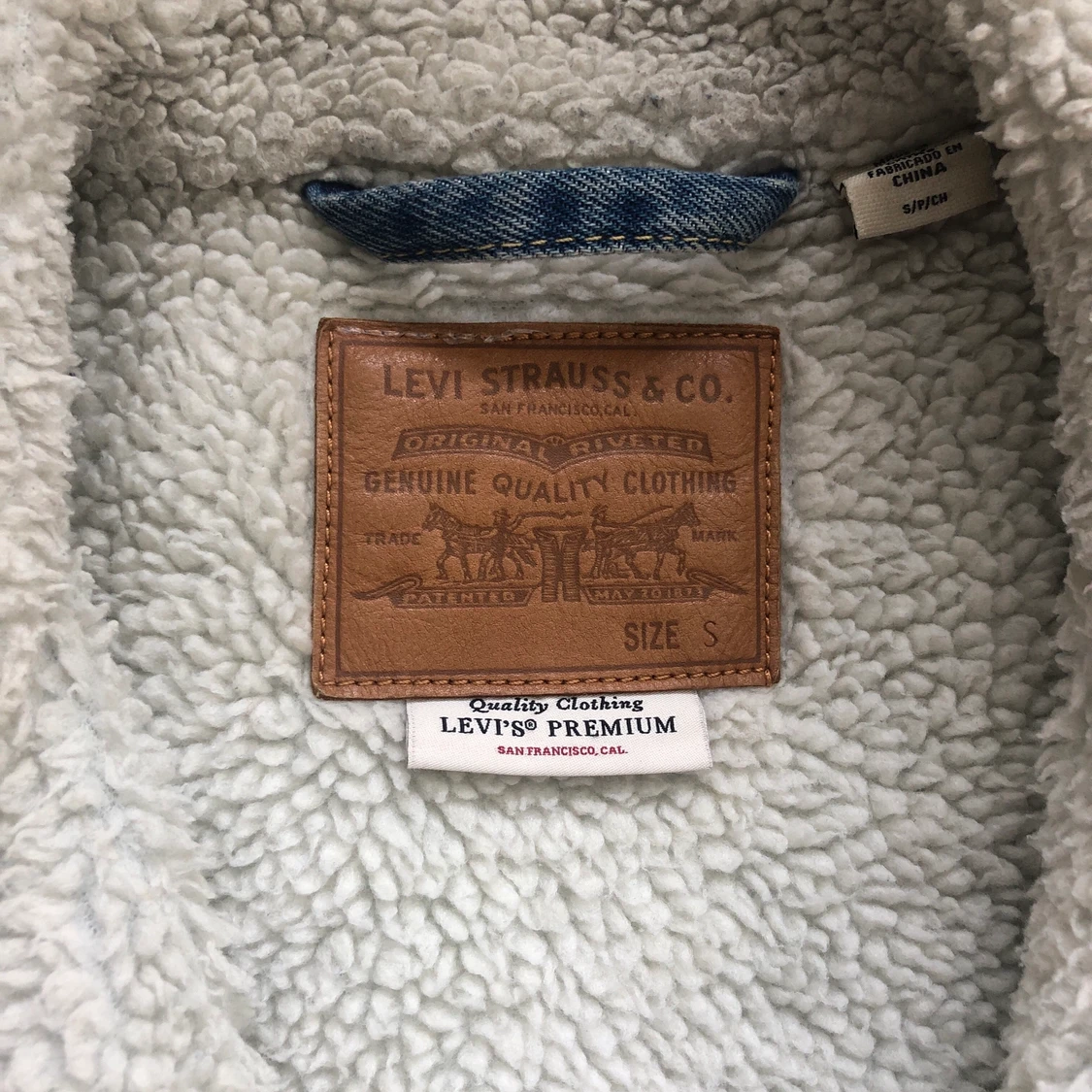 Levis jeans jacka, S - 90