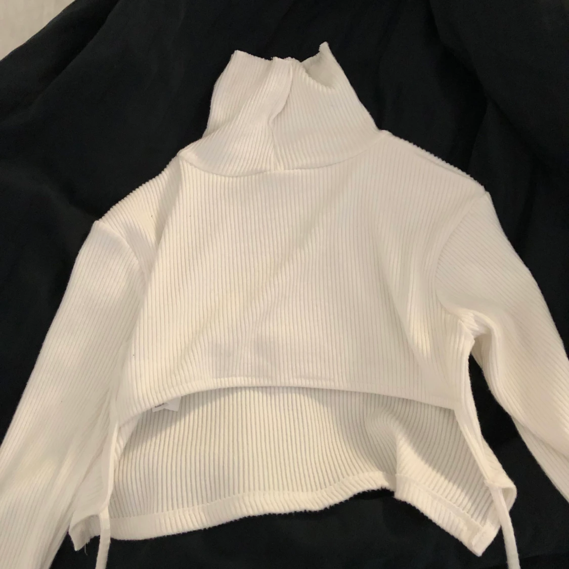Vit ribbad tröja - 91