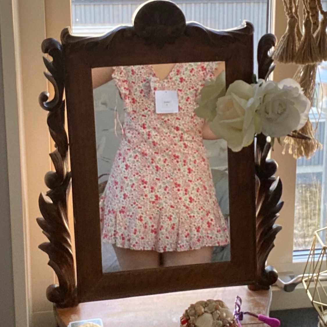 Supersöt sommarklänning🌷🌺🌸🌹💕💕 - 90