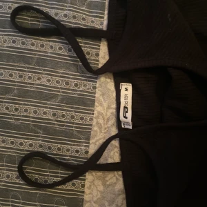 Svart topp i svart.  - En fin svart basic topp i ribbat material. Toppen är från New yorker i S- M. 