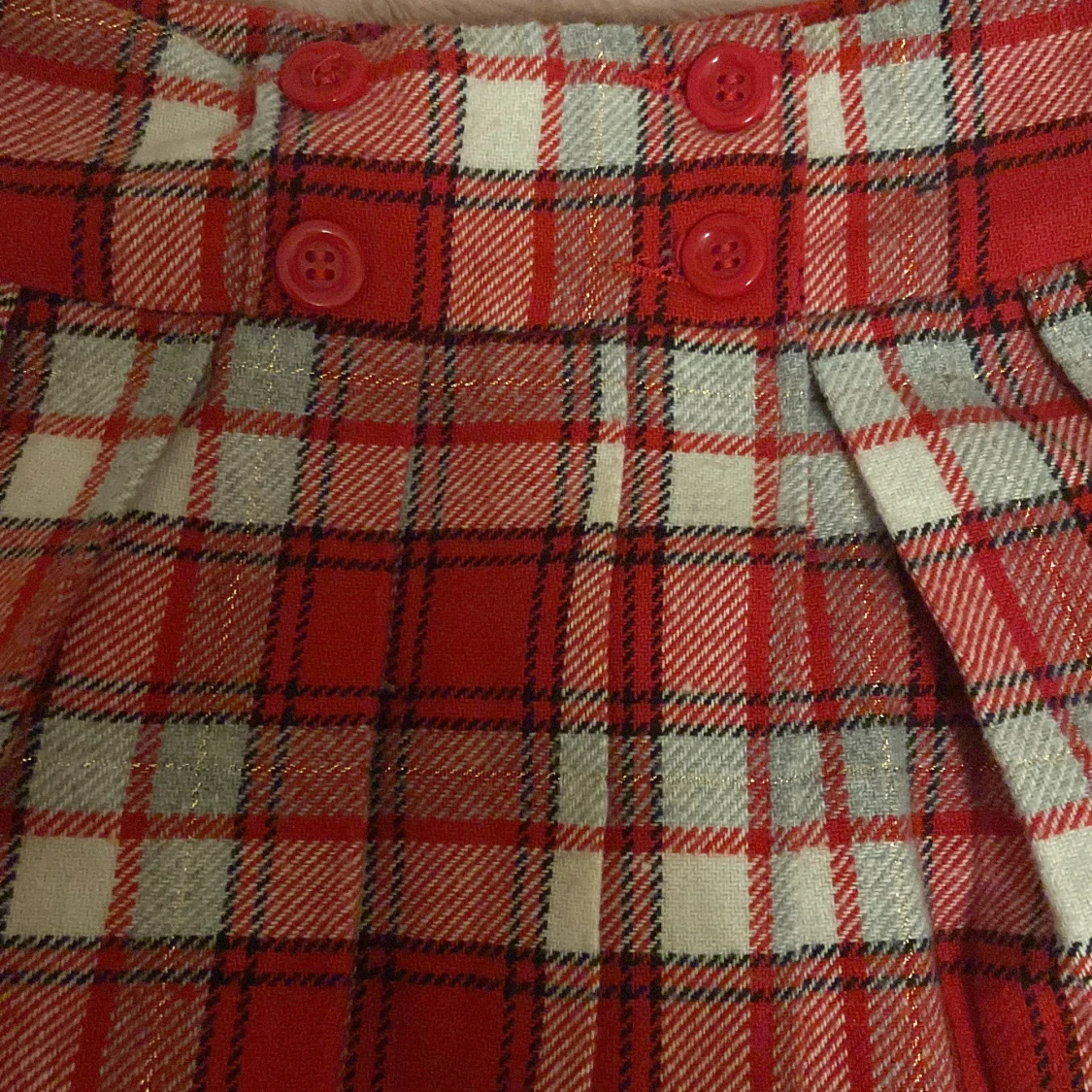 Rutig mini kjol - 90