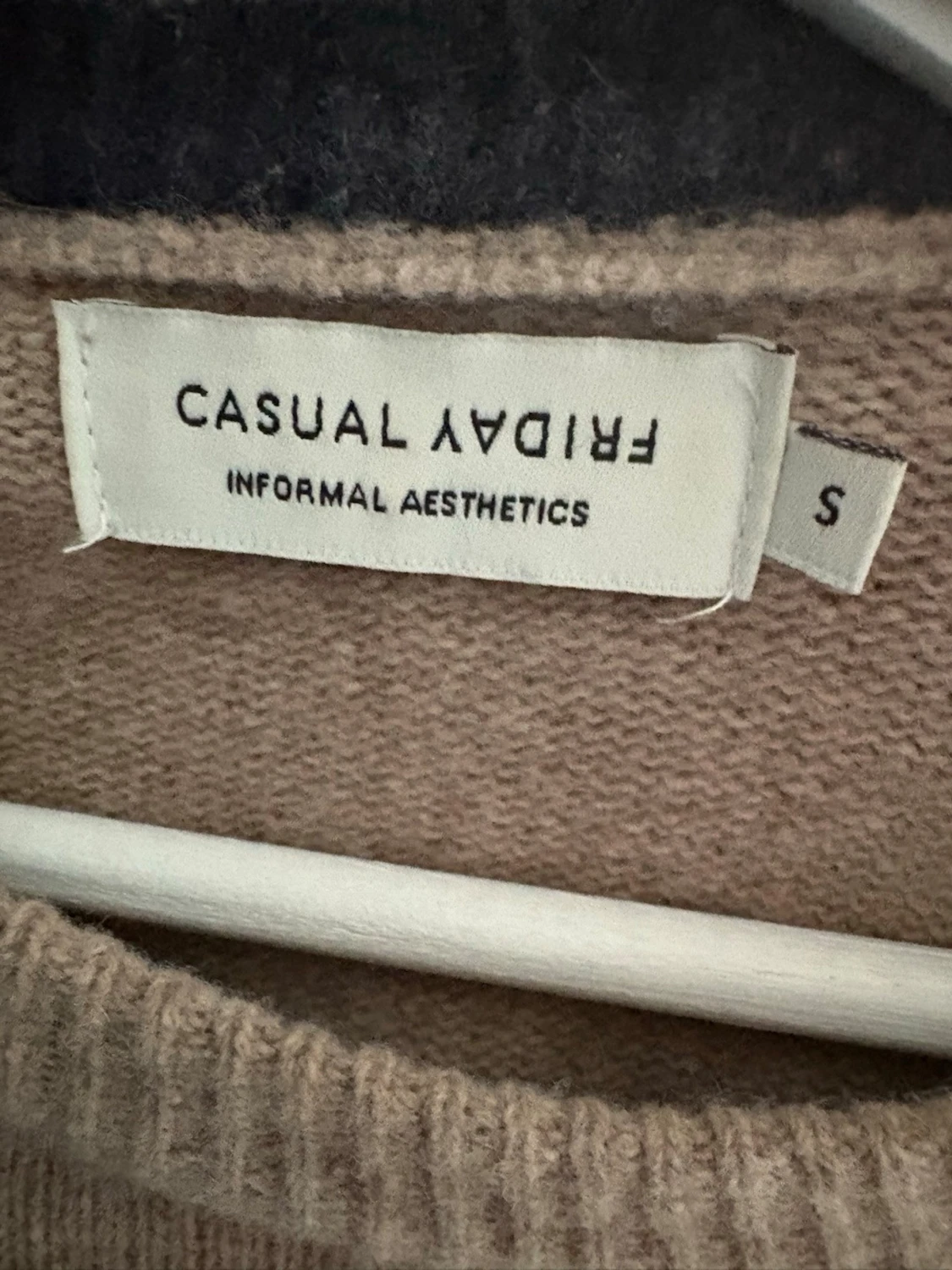 Causal friday Beige stickad tröja  - 3