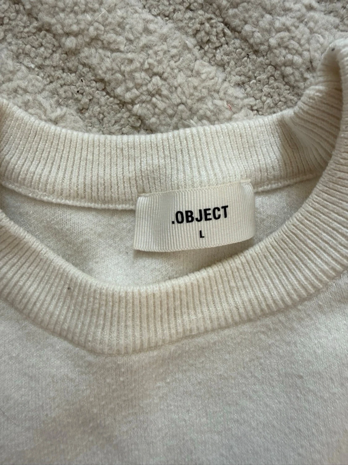 Vit sweatshirt från OBJECT - 1