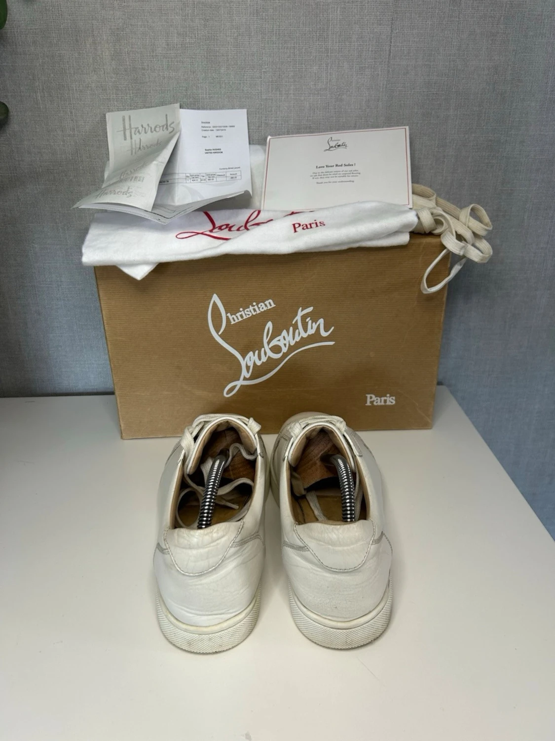 Vita sneakers från Christian Louboutin - 3