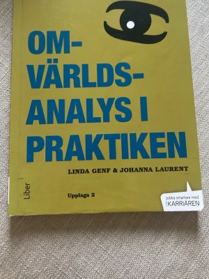 Omvärldsanalys i praktiken - Kurslitteratur, mycket bra skick!