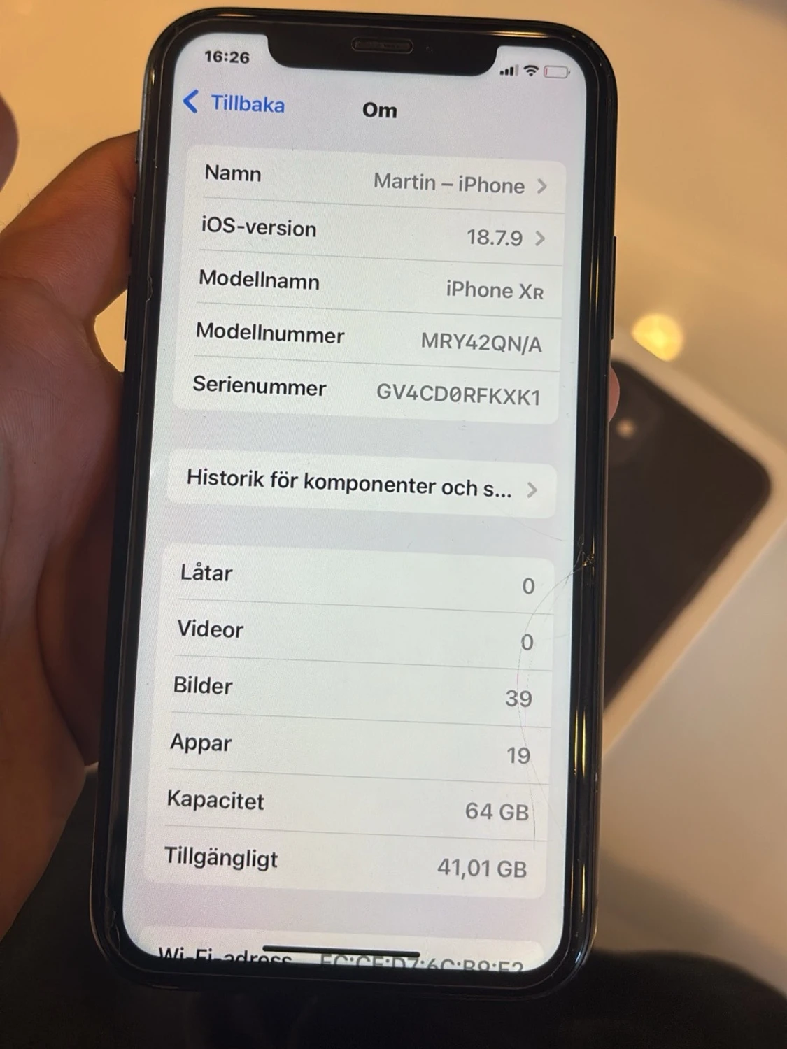 Svart iPhone XR med originalkartong - 4