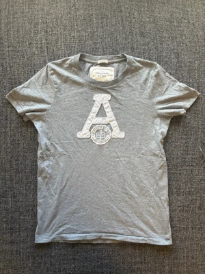 Abercrombie & fitch T-shirt ~ vintage  - Abercrombie & Fitch T-shirt grå | st M | Snygg T-shirt i grå färg. Sällsynt och eftertraktad vintage modell som produceras ej längre och går knappt att få tag på. Vintage 2000’s modell. Perfekt nu till sensommaren/hösten 🏄 Kan även gå ner lite i pris vid snabb affär!