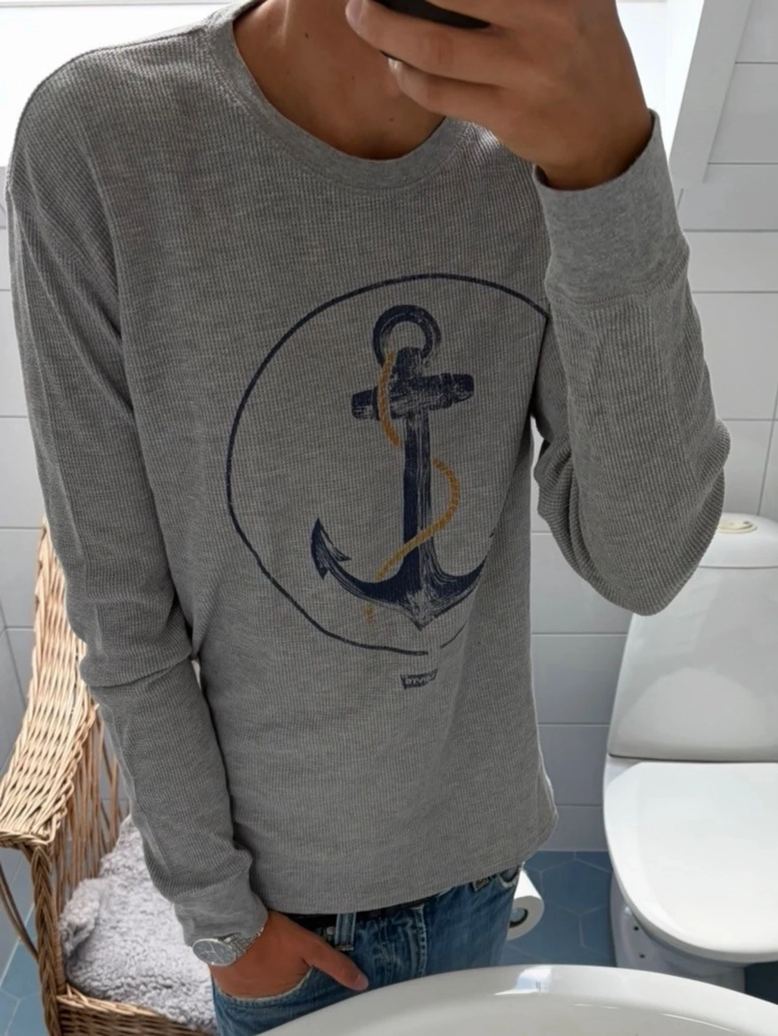 Levi’s Waffle Knit Longsleeve ~ Vintage - 1