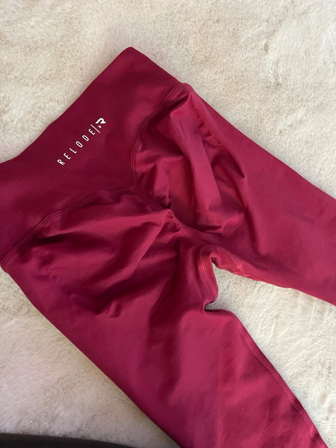 Vinröda leggings - 3