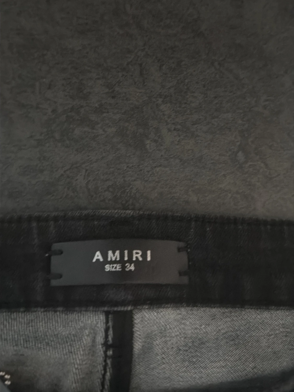 Svarta Amiri jeans med tryck - 5