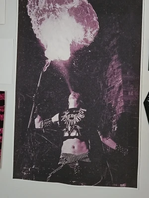 Blackmetal poster - 40x60cm, tjockare material och bra tillstånd!