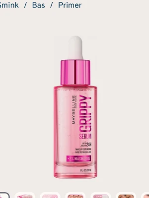 Maybelline grippy primer - Ny men provad 1 gång. Passade inte min hud 