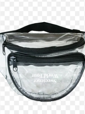 Sweetener world tour fanny pack - Säljer min sweetener world tour fanny pack. Jag har bara använt den 1 gången under the weeknds konsert 9 aug. Annars är den helt oanvänd. OBS!!! ENDAST SWISH!!!