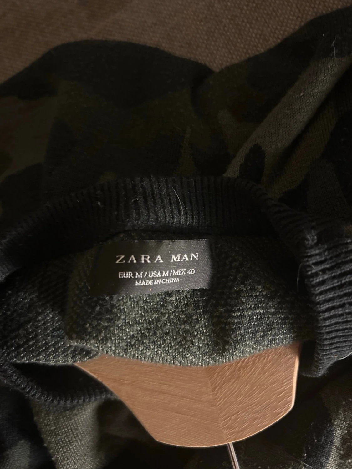 Camo stickad tröja från Zara Man - 1