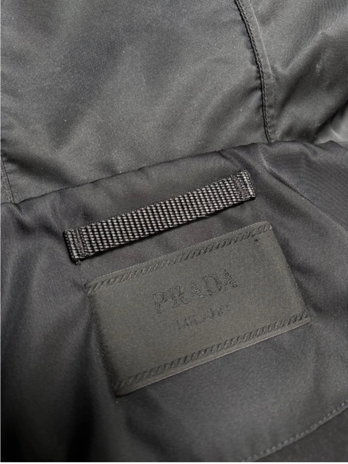 Svart Prada nylon jacka  - 6