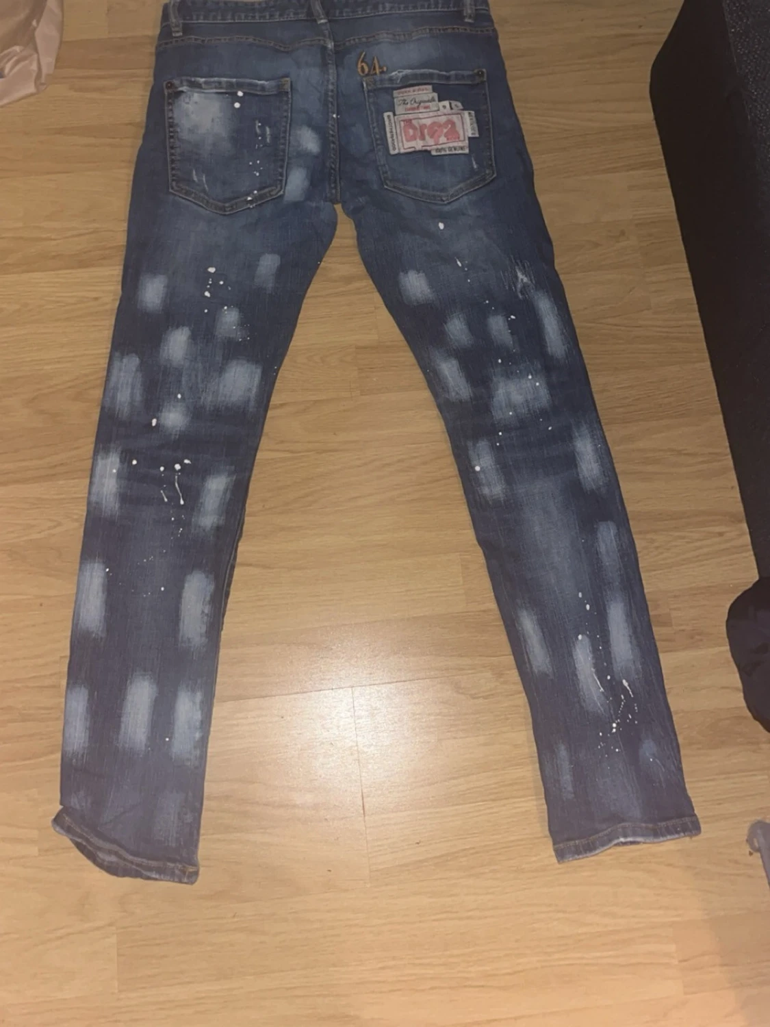 Dsquared2 blå slitna jeans - 3
