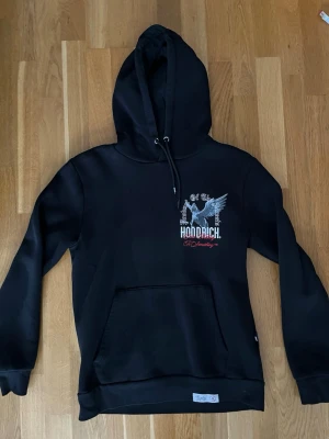 Hoodrich  - Säljer en svart hoperich tröja i storlek Small. Super fet med en pegasus fram på tröjan och baksidan. Skriv om fler bilder önskas